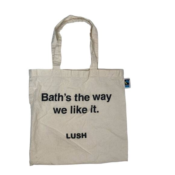 Lush “Bath’s The Way We Like It” Small Tote Bag - Picture 1 of 6